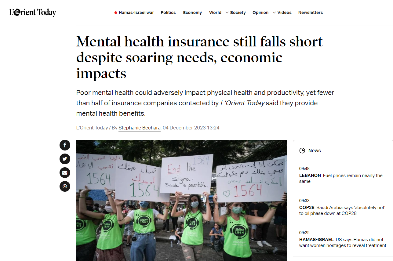 Mental health insurance still falls short despite soaring needs, economic impacts
